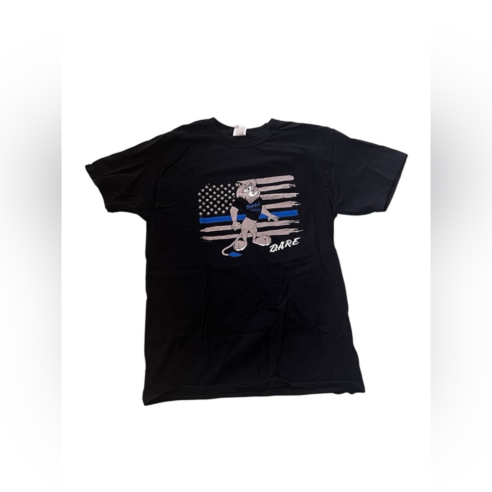 5/$25 D.A.R.E. Black Graphic Unisex T-Shirt
